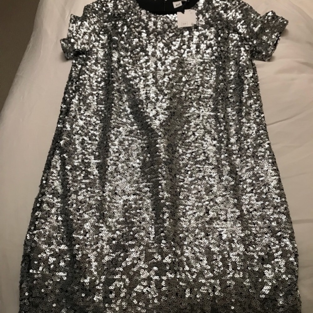 Gap Sequin Shift Dress